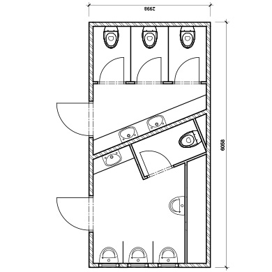 V.I.P. WC kontejner Premium