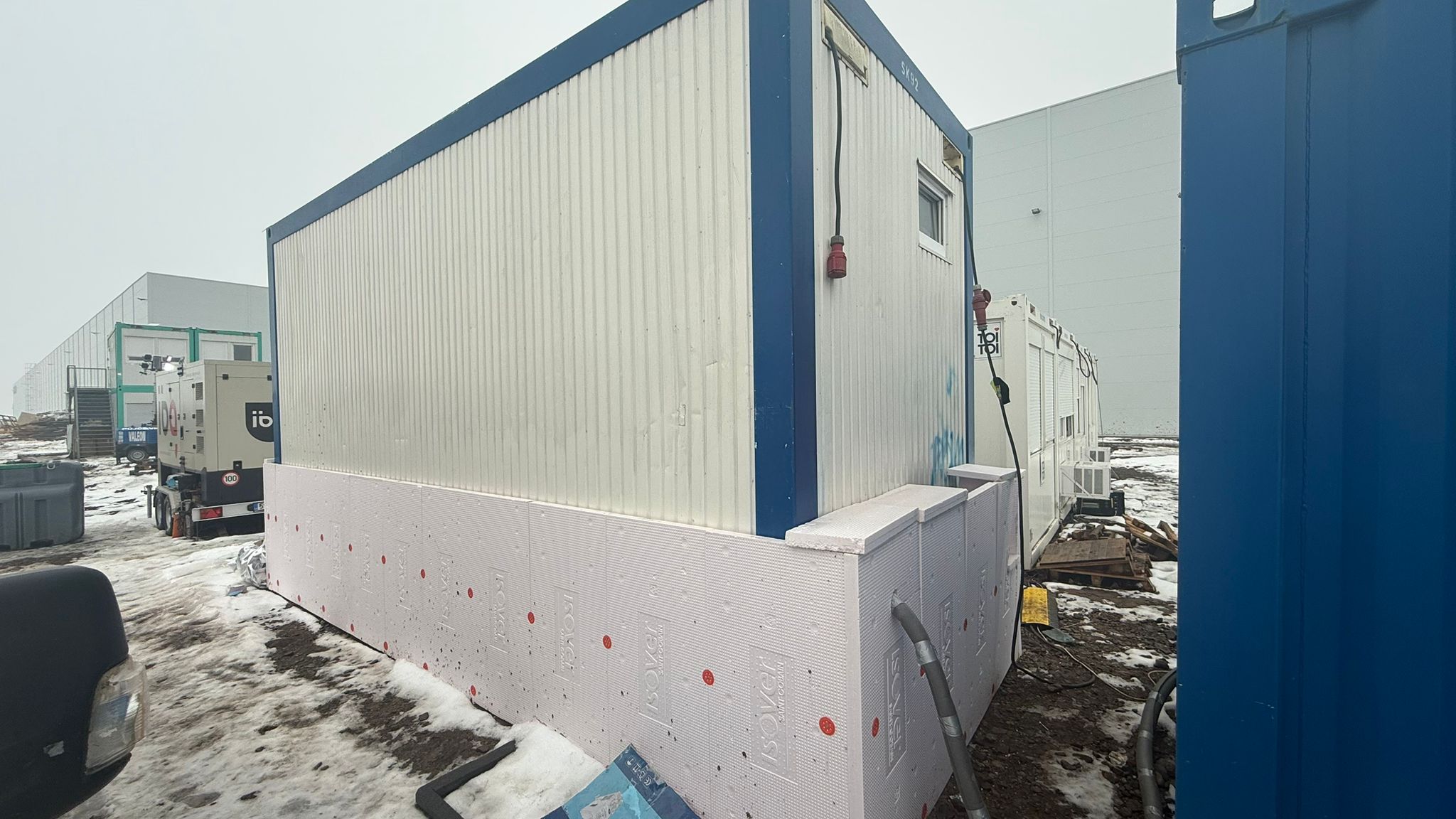 Výstavba nové výrobní haly